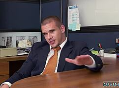 straight guys explore sucking dick in hr meeting first time