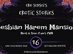 Lesbian harem mansion orgasm audio!