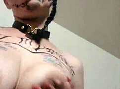 Slut Gets Deepthroat And Handjob On Big Cock