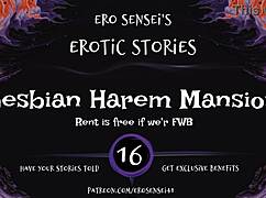 Lesbian harem mansion orgasm audio!