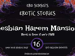 Lesbian harem mansion orgasm audio!