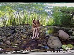 yanks amateurs ana molly and belle having lesbian fun outdoors