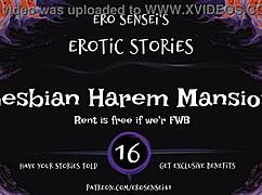 Lesbian harem mansion orgasm audio!