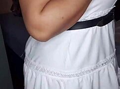 Dancing In Red Panties With Small Tits