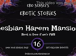 Lesbian harem mansion orgasm audio!