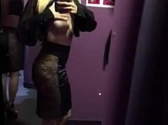 second day in paris, flashing my big black cock