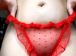 hey boys, wanna see my big clit this christmas... huh?