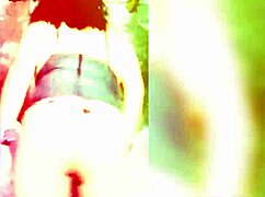 feeling extreme pleasure as shemale dances in lingerie using huge toys for assfucking