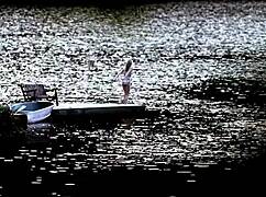 Supernatural Sexy Bikini Girl Swimming Gracefully