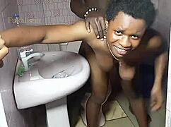 naughty akwaibom housemaid sneaks a wild fuck with oga madam, ripping clothes and getting wet pussy