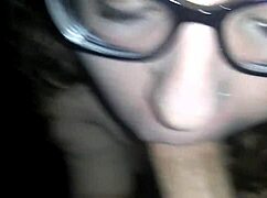 Amateur mmf threesome at glory hole with oral and anal