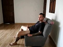 Caught my nephew watching me masturbate after shower.