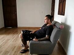 Caught my nephew watching me masturbate after shower.