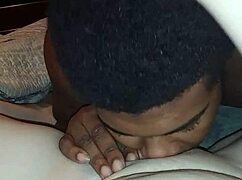 lick my pussy now, she says during intense oral session