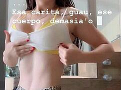 Mayra gets a big tribute with her tits and ass