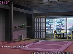 wife cheats on husband while he's away in this hentai story featuring kaede 37