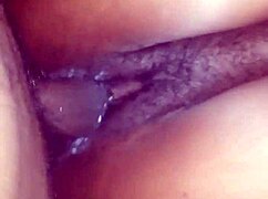 Colombian amateur screams as I bury my cock deep and pull out cream