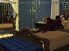 Demi rubs one out in ebony cartoon masturbation scene 😏