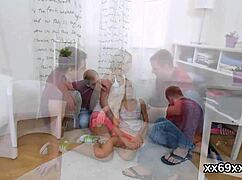 doctor checks hymen then helps virgin girl get penetrated in hospital.