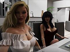 big tits and ass get fucked by monster cock in alternate existence