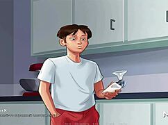 I-I can't believe this Summertimesaga scene with the bad boys and big ass teen e1 85