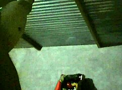 Watch him tie my wrists upside down in gay bondage!