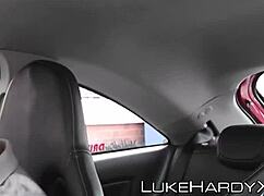 This naughty English milf is giggling while bouncing on a huge dick