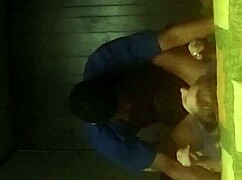 black cock teases pussy in interracial sex