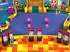 club hentai girls strip and fuck in game