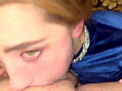 amazing intense facefuck ends with throatpie