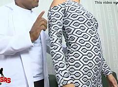 Blonde Teen Faints Seeing Big Black Cock in Assfucking Scene