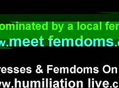 You can dress up and submit to femdom