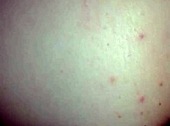 Chubby woman uses dildo toy