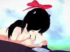 Farmgirl bent over with big tits fucked cowgirl style and creampied on ranch