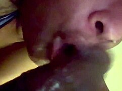 Does this mixed girl devour that big black cock?