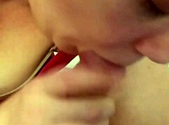 Detailed blowjob with big cock