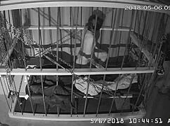 Yo, raw feed from the cage with intense gay bondage action, unedited! 😳