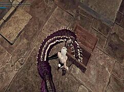 Asian Girl With Shaved Pussy Gets Cumshot In Dungeon