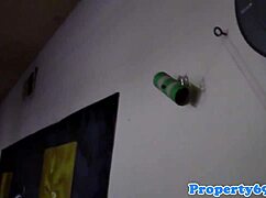 Beautiful Realtor Shows Tan Lines Outdoors For Sale