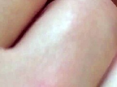 teen girl trains her ass with toys for deep penetration