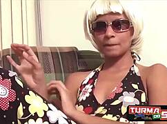 Curious mulata returns to give her tight backdoor again