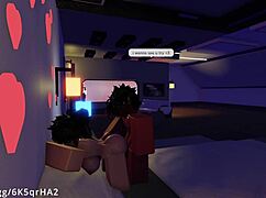 Demon Interacts With Hot Fan On Roblox