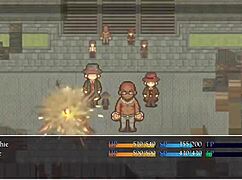 Detective Girl Fights Old Man And Giant Robot