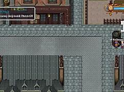 Detective Girl Fights Old Man And Giant Robot