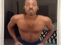 Workout turns steamy with homemade fun in sexy stockings