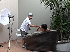 Amanda Souza Shows Big Ass To Monster Cock!