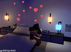 Demon Interacts With Hot Fan On Roblox