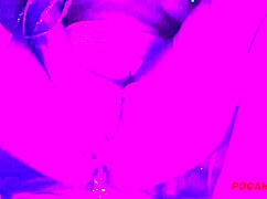 Pocahontas does anal with big ass on glass dildo 😈