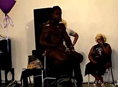 These male strippers prove they're not gay by fucking big-assed women hard.