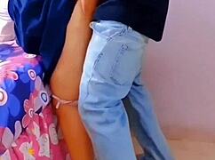 Young Student Performs Oral in Homemade Video